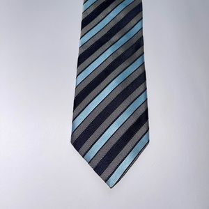 CANALI STRIPED SILK TIE
